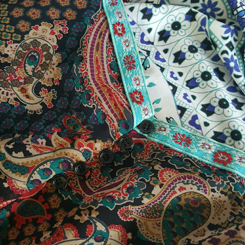 Boho paisley print ruffle dress - Picture 3 of 4